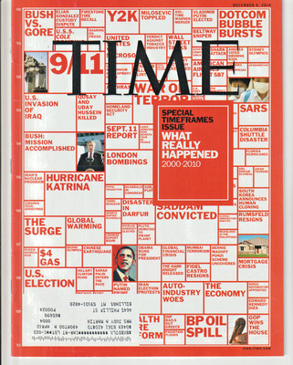TIME Magazine December 6 2010 What Really Happened 2000-2010 Ground Zero Iraq
