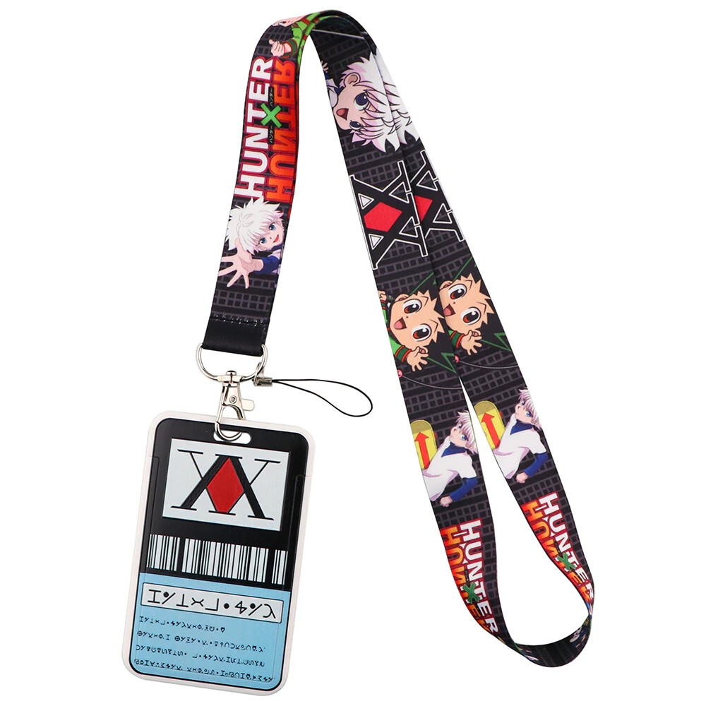 Hunter × Hunter Anime Series Characters Black Lanyard With ID