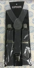 Unisex Womens Mens Braces Plain Gray Wide & Heavy Duty Suspenders 25mm