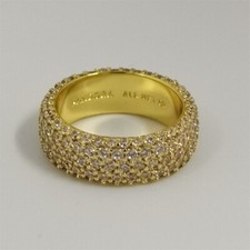 ring pandora timeless pavé triple-row