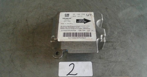 Opel Astra G Airbagsteuergerät Steuergerät 09180799 UY