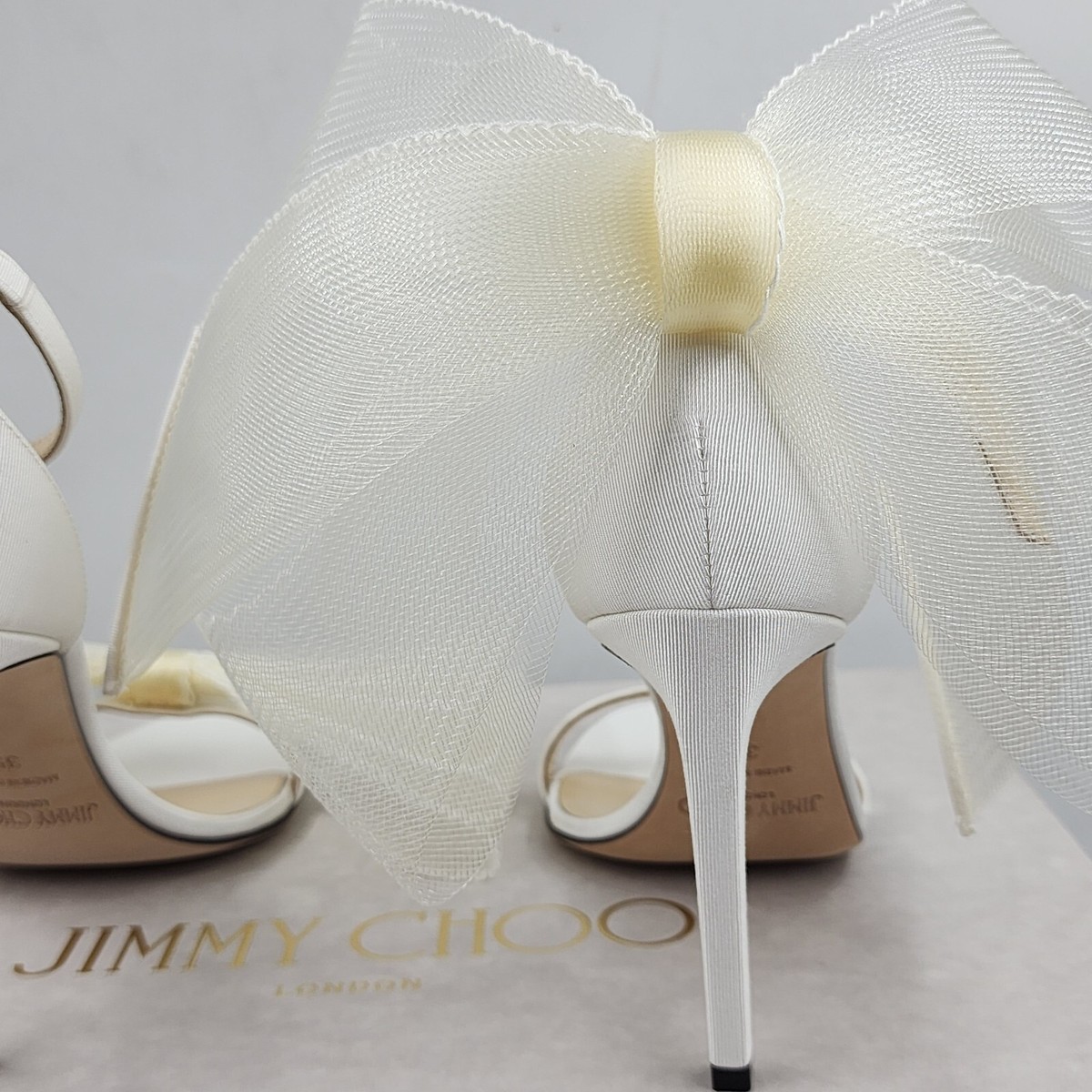 Jimmy Choo Aveline 100 High Heel Sandals Women's 5 Latte Jimmy Choo Aveline 100 High Heel Sandals Women's 5 Latte