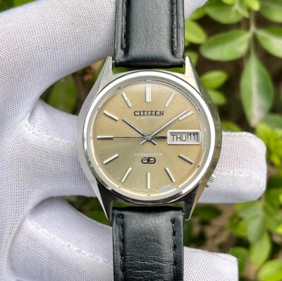 Vintage Citizen Cosmotron Electronic Sunburst Dial Japan Men's