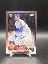 2023 Topps Crome Update Miles Mastrobuoni RC auto Chicago Cubs ￼