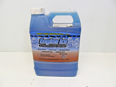 Engine Ice High Performance Antifreeze Coolant Fluid, 0.5 Gal, Non