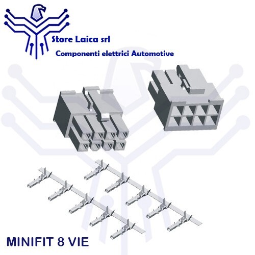 Connecteur Mini Fit Femelle 7x2 Voies - Neuf Sous Blister - ErreBi Group