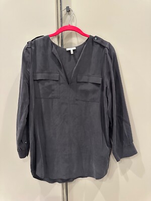 GREED - NINI AIR DOUBLE CROSS BLOUSE グレー Blouse (S25Z768LTD) Dune | Penn&Ink