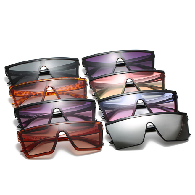 Occhiali Da Sole Donna Vintage Oversize - Lenti Fotocromatiche UV400 - Design Retrò Lusso, Montatura Colorata Occhiali Design Lusso Con Etichette - Foto 2