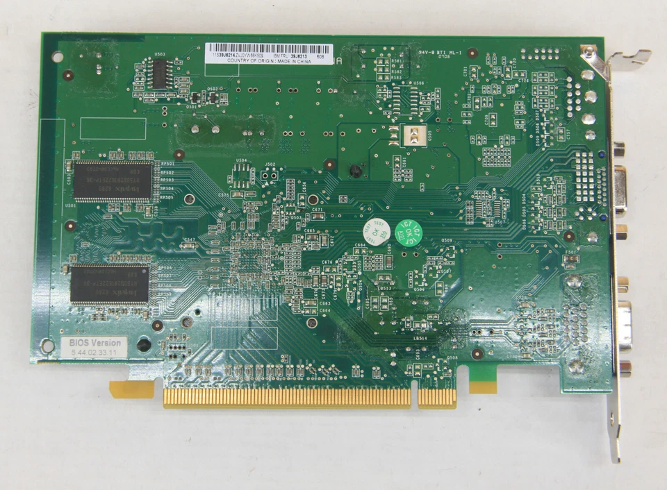 NVidia GeForce 6200 DUAL PORT VGA PCIe 64MB VIDEO Turbocache P262 IBM 39J6213 - Image 3 of 3