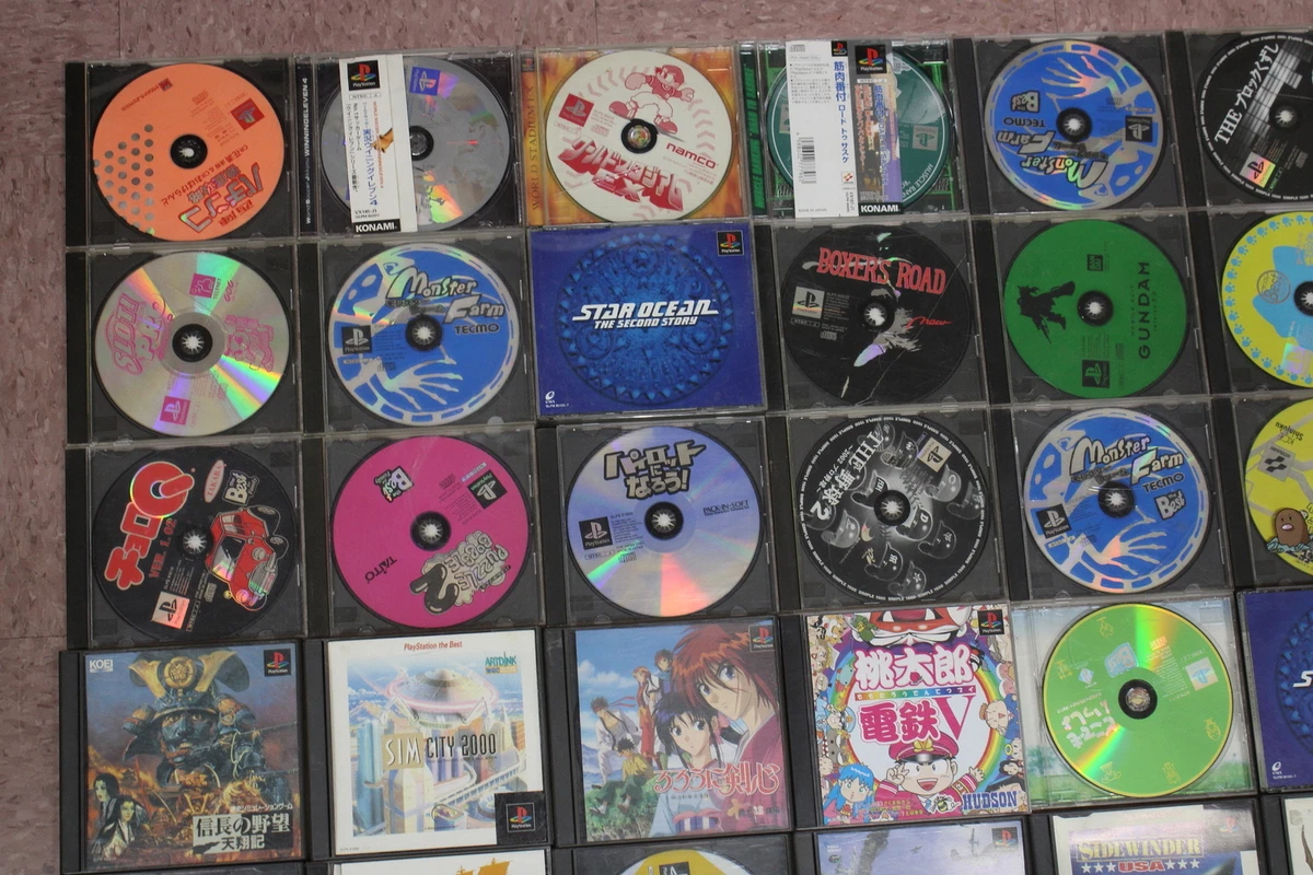 WHOLESALE LOT 50 PS1 Games No Manual PS PlayStation 1 Japan Import