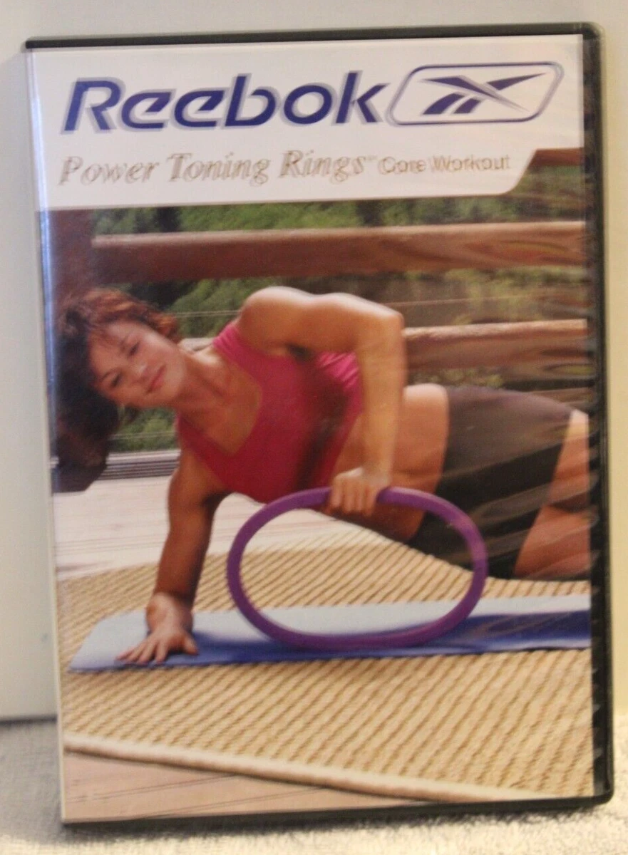 Reebok Power Toning Rings Core Workout exercise fitness strength DVD ONLY