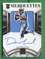 DAVID COBB 2015 CROWN ROYALE ROOKIE SILHOUETTES AUTO /299 TENNESSE TITANS