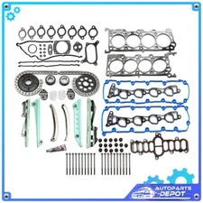Fit for 1997-1999 Ford F-150 4.6L Head Gasket Bolts Set Timing Chain Kit