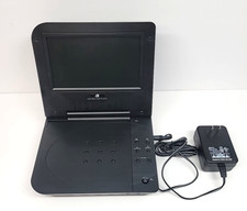 GPX 7" Portable DVD Player Model PD708B W/Power Cord-Rechargeable-Dual Headphone