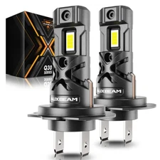 AUXBEAM Q30 H7 LED Headlights Conversion Kit High/Low Beam Halogen Replacement
