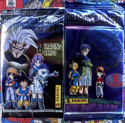 (1) Panini Dragon Ball GT Series 1 & 2 Sealed Packs DBZ