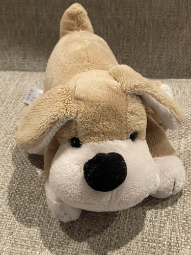 FAO Schwarz Plush 8" Tan Patrick the Pup Stuffed Dog Puppy Animal