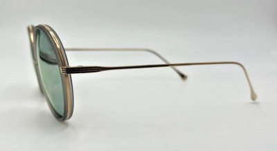 DITA Womens Freebird Round Sunglasses Gray Gold Tone Frames