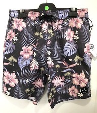 NEFF DAILY HOT TUB SHORT Swim Trunks Island Dweller sz MEDIUM code DD54 NWT
