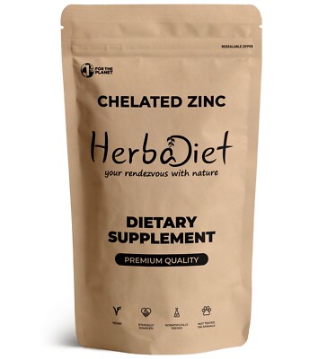 Zinc Gluconate Powder Chelated Zinc Immune Support Antioxidant