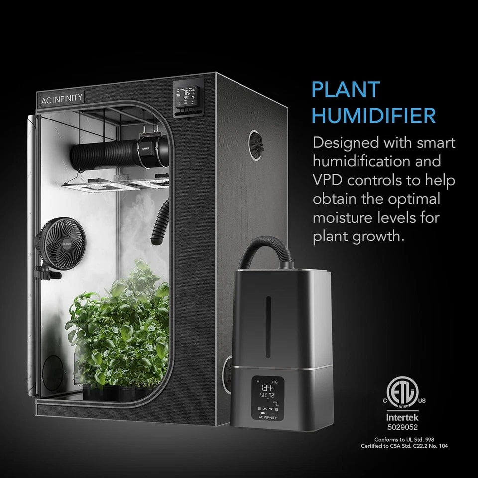 CLOUDFORGE T7 15L Plant Humidifier with Smart VPD Controls & 10-Level Precision - Image 4 of 4