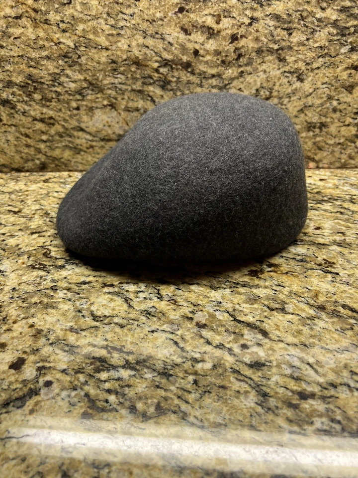 Apt 9 Men's Cabbie Hat Charcoal Gray Wool Flat Newspaper Cap - Image 2 of 4