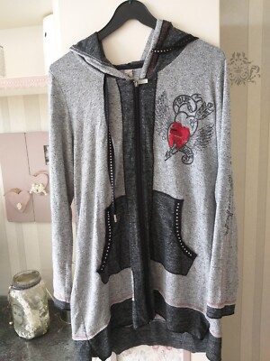 Tredy Sweatjacke mit Kapuze Gr. 38