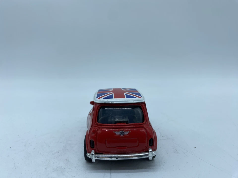Modell Auto Mini Cooper 1959 Mit Fahne - Newray - Skala 1:3 2 - Bild 3 von 4