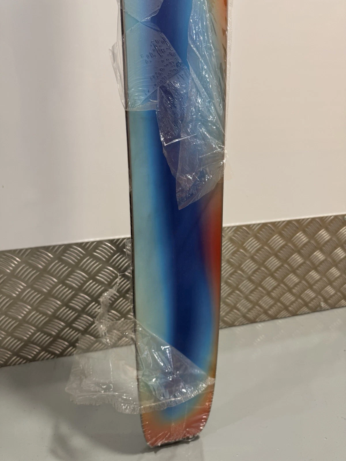 Salomon N QST Blank Illusion Freeride Skis Blue / Pastel Neon B3 186cm Brand New 10