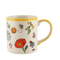 Mila Keramik-Becher Lovely Flowers