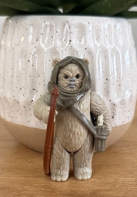 1984 Vintage Star Wars LAST 17 POTF Lumat Ewok Complete Action