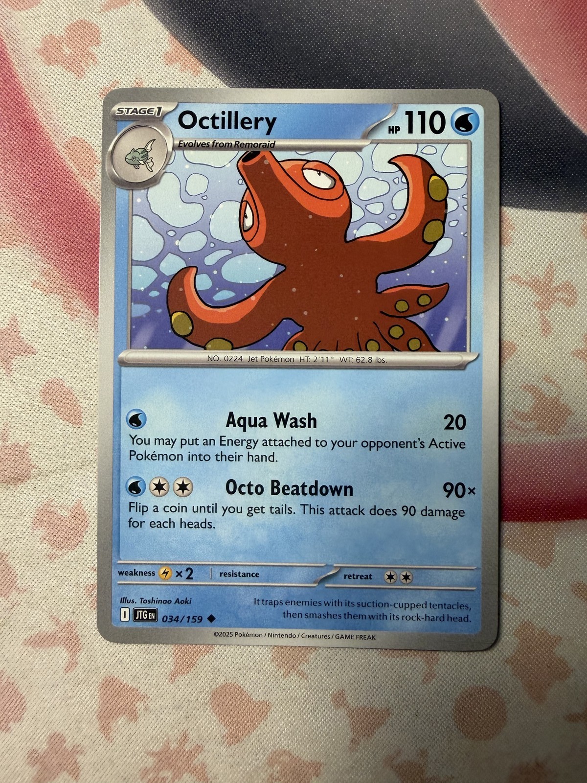 Octillery Uncommon SV09: Journey Together 034/159 NM English