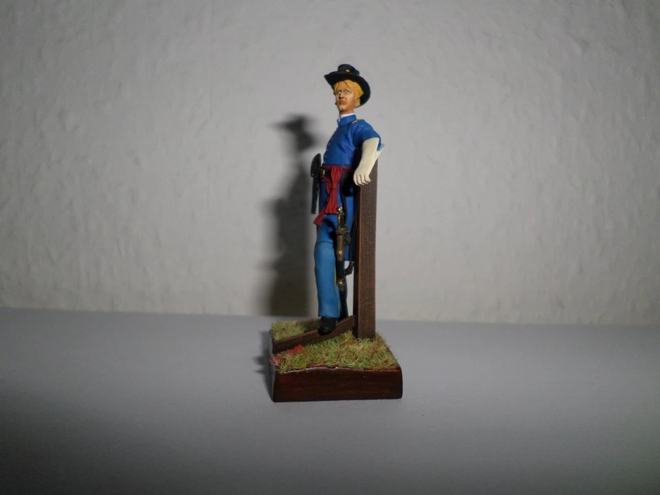 figurine 54mm Art Girona ,monté et peint no pegaso métal modeles andrea - Photo 4/4