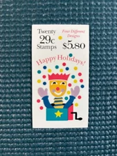 Scott #BK212: Happy Holidays MNH Booklet of 20.