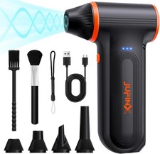 Compressed Air Duster 150K RPM 3 Gear Rechargeable Black