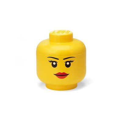 Room Copenhagen, Lego Storage Heads Stackable Storage Container - Buil Accessory