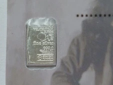 Valcambi Suisse 1 Gram Silver Bar 1g Fine 0.999 in Card