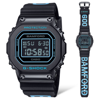 Casio G-SHOCK x BAMFORD GM-5600BWD-1JR Limited Model Black Blue