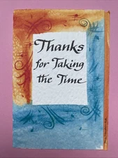 Thanks for taking the time blue mountain arts greeting card
