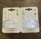 Lot of 4!Nanobebe gen2 3m+ Silicone Bottle Nipples Medium Flow 2 Pack — photo 1