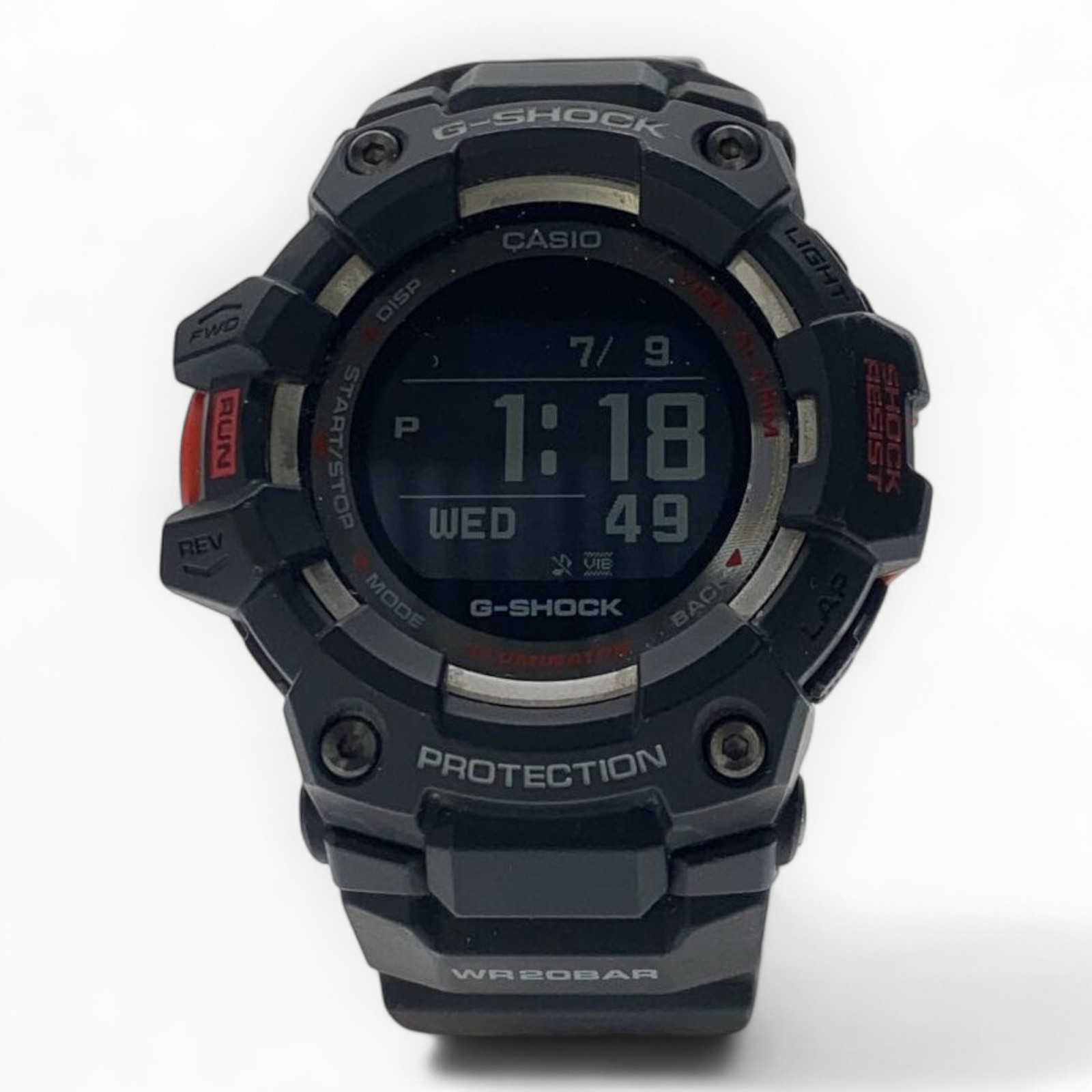 CASIO Digital Quartz Men's Watch Black 1.89