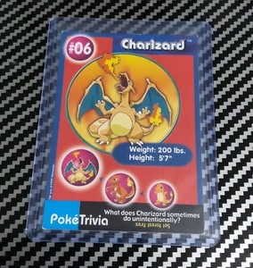 pokemon trivia cards value Burger King Poktrivia Promo Original 151 Complete Set 1999 Poketrivia Charizard | eBay