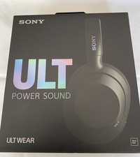Sony ULT Power Sound Wireless Noise-Canceling Stereo Headset Black. Never Used