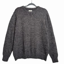 SONOMA Life  Style Knit Crewneck Sweater Cotton Blend Marled Men's Sz XL