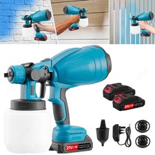 Spray Gun Cordless Fence Wall Paint Sprayer Electric Airless HVLP Car Spray Gun
