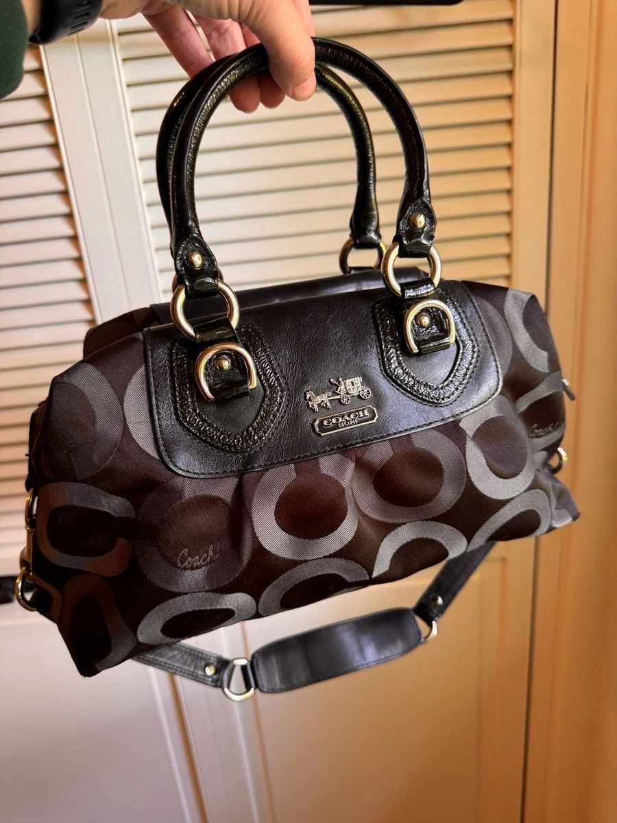 Coach Madison Satchel/Top Handle Bag Black Bags & Handbags for