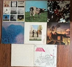 Lot of 8 Pink Floyd Vinyl LPs Relics Atom Heart Mother Meddle A Nice Pair Wall