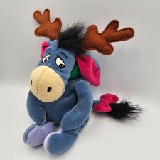 Disney Store Eeyore Reindeer Antlers Plush Beanie   Winnie the Pooh Christmas