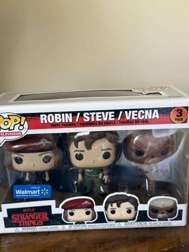 Funko Pop! Vinyl Stranger Things Robin Steve Vecna 3 Pack Walmart Exclusive