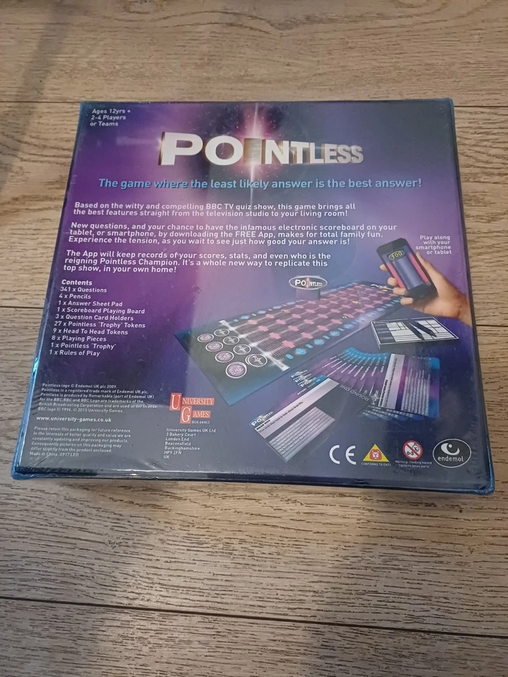 BBC Pointless Board Game Where the Pointless Answer is the Best Answer! Sealed - Image 3 of 3